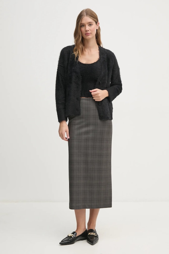 Sukně United Colors of Benetton 4GEVD004B zelená AW24