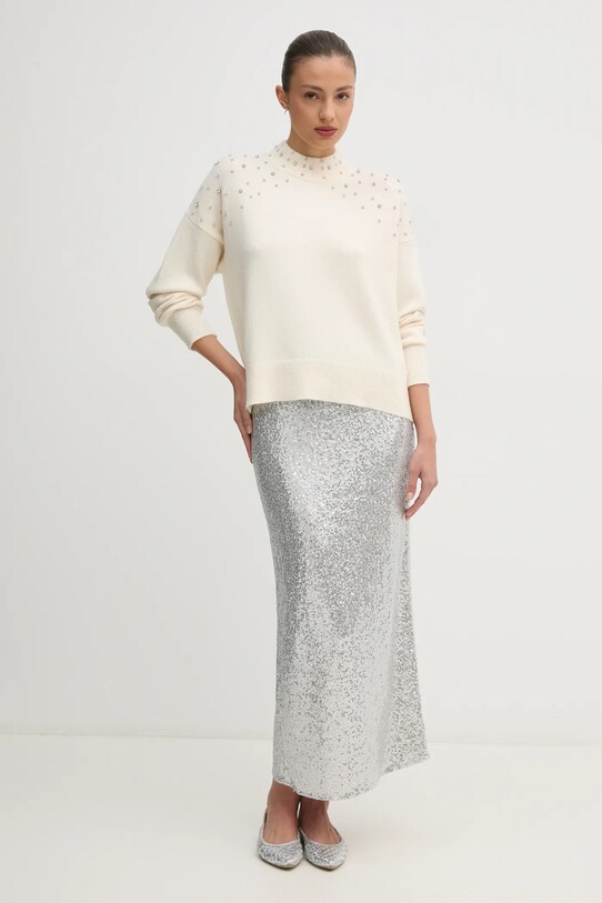 Юбка United Colors of Benetton 4RO6D0046 серебрянный AW24