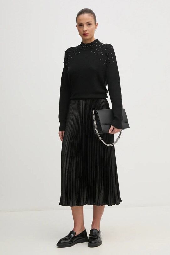 United Colors of Benetton fusta 44I7D003I negru AW24