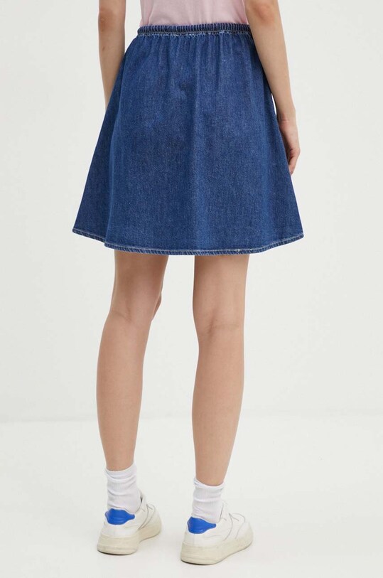 Îmbrăcăminte American Vintage fustă din denim GLO13AH24 bleumarin