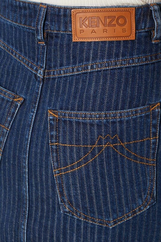 Kenzo spódnica jeansowa Mini Skirt Stripped Jacquard FE62DJ2806F2.DD