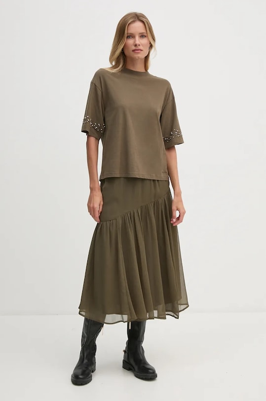 Pepe Jeans spódnica REJOICE PL901160 zielony AW24