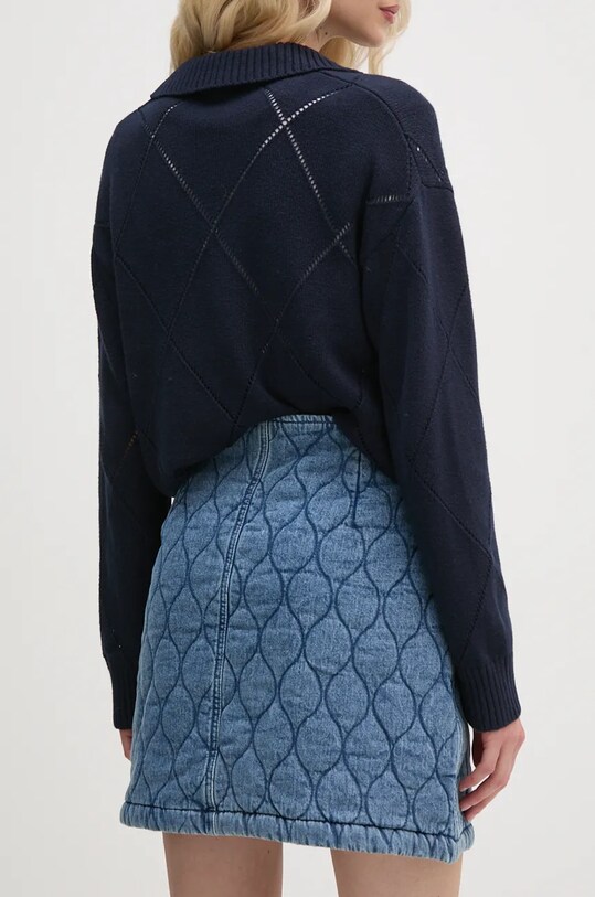 Odzież Pepe Jeans spódnica MINI SKIRT HW QUILTED PL901163 niebieski