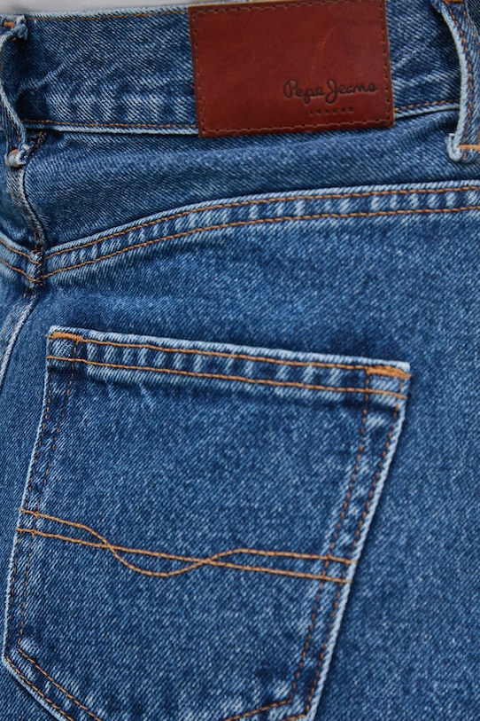 Džínová sukně Pepe Jeans MAXI SKIRT HW námořnická modř PL901168CT9