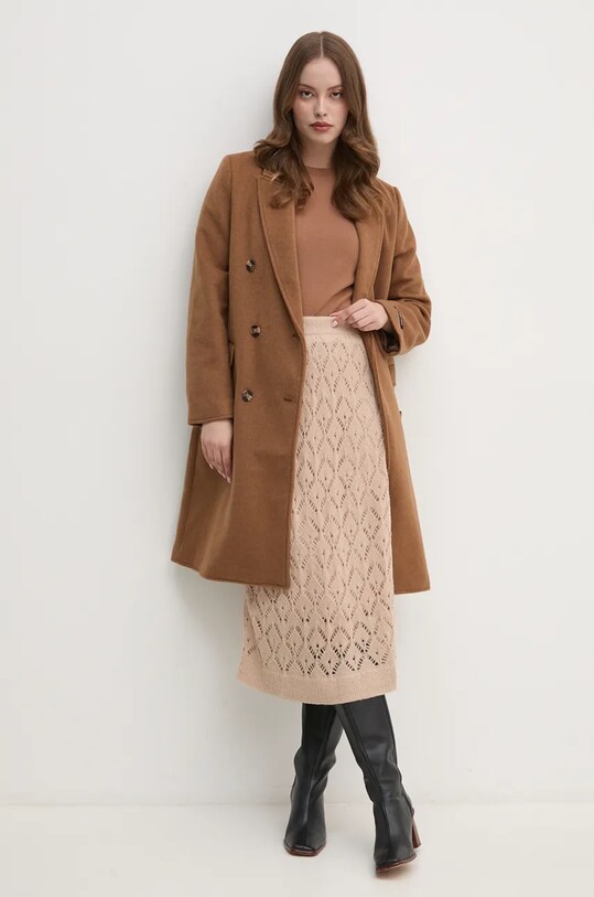 Φούστα Pepe Jeans HAILEY SKIRT PL901169 μπεζ AW24