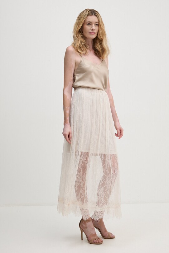 Sisley fusta 4HLGL0029 bej AW24