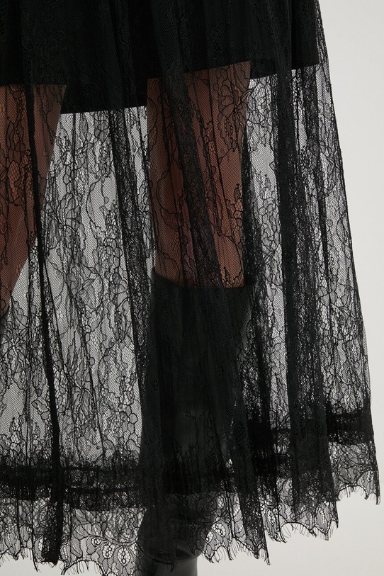 Φούστα Sisley μαύρο 4HLGL0029