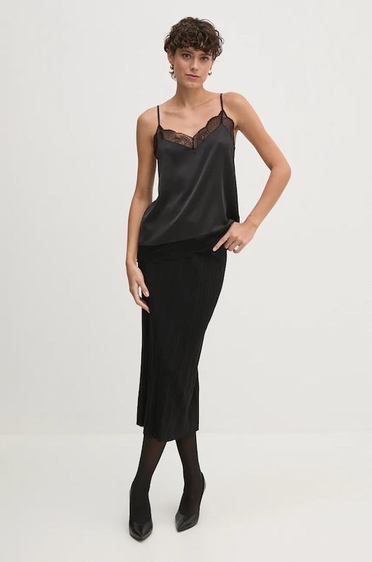 Sisley fusta 1WTHM000C negru AW24