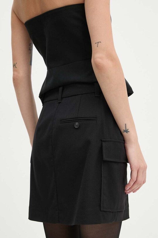 Ρούχα Φούστα από μείγμα μαλλιού Samsoe Samsoe SAMAJ F24300101 μαύρο