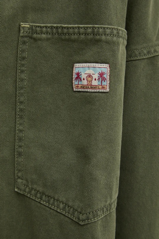 Kaotiko camasa jeans AP016.02.K002 verde