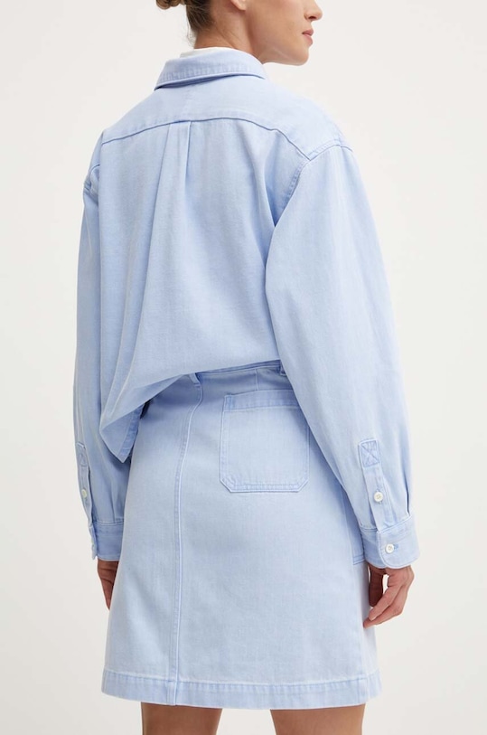 Odzież A.P.C. spódnica jeansowa jupe lea COGZS.F06299 niebieski