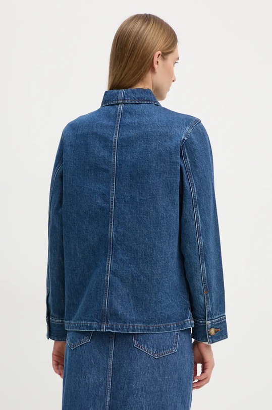 Ρούχα Τζιν μπουφάν A.P.C. veste silvana logo COHTD.F02821 μπλε