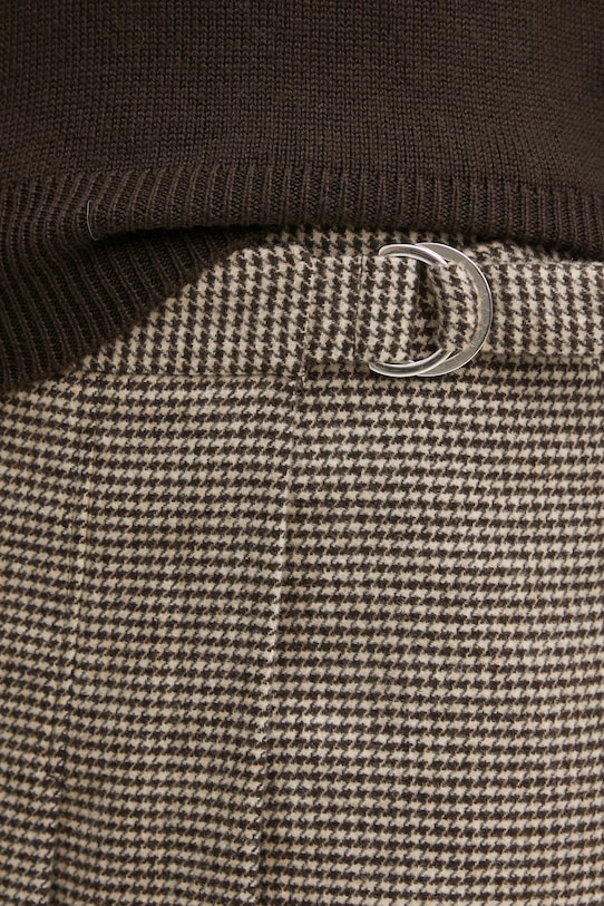 Μάλλινη φούστα MAX&Co. καφέ 2426106054200