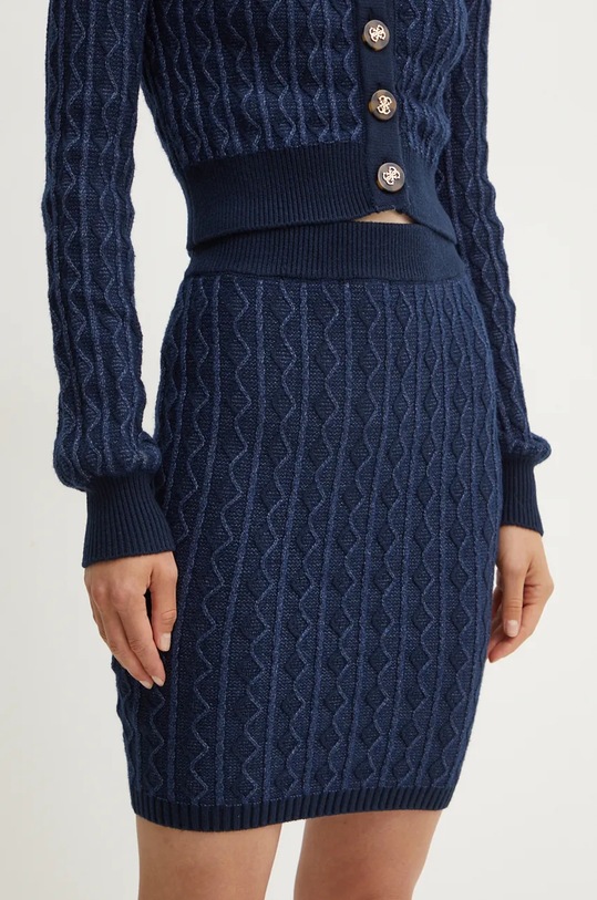 Sukně Guess TIFFANY směs námořnická modř W4BD0T.Z3K40
