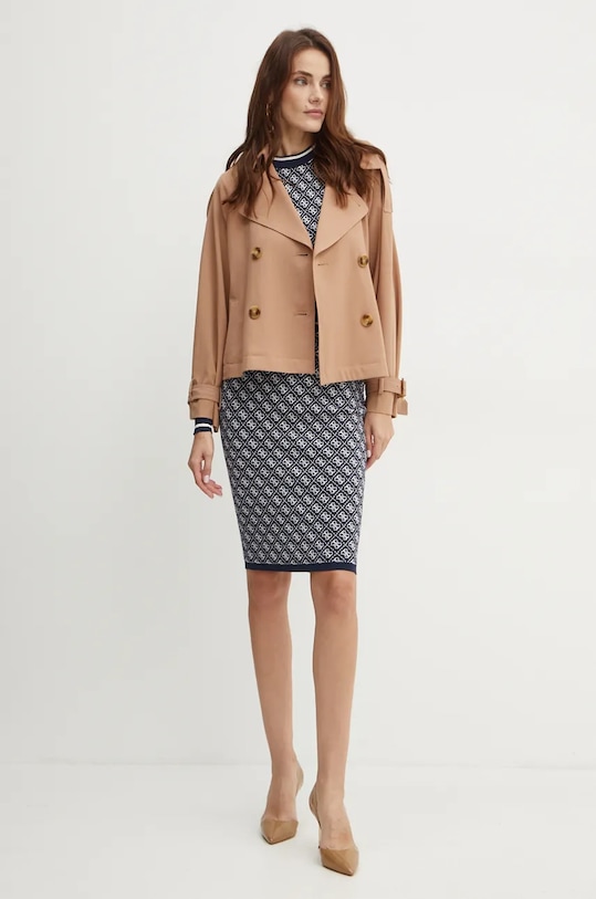 Sukně Guess LISE W4BD53.Z37K0 námořnická modř AW25