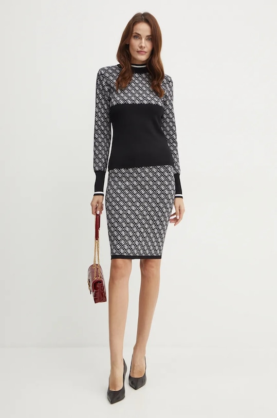 Guess spódnica LISE W4BD53.Z37K0 czarny SS25