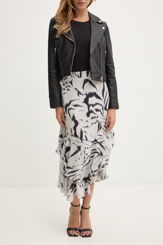 Sukně Guess midi šedá W4BD83.WGLA2