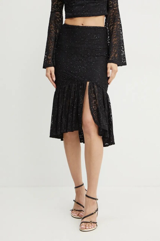 Спідниця Guess DOMINIQUE midi чорний W4BD86.KCG90