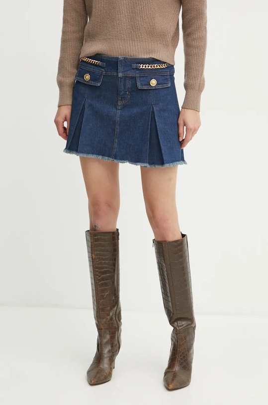 Джинсова спідниця Guess LILY casual темно-синій W4PD1B.D5JV1