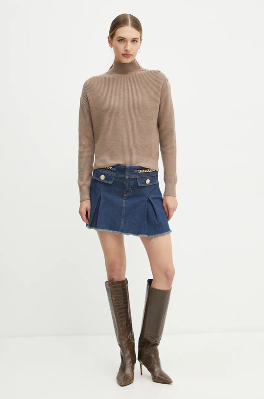 Джинсова спідниця Guess LILY W4PD1B.D5JV1 темно-синій AW24