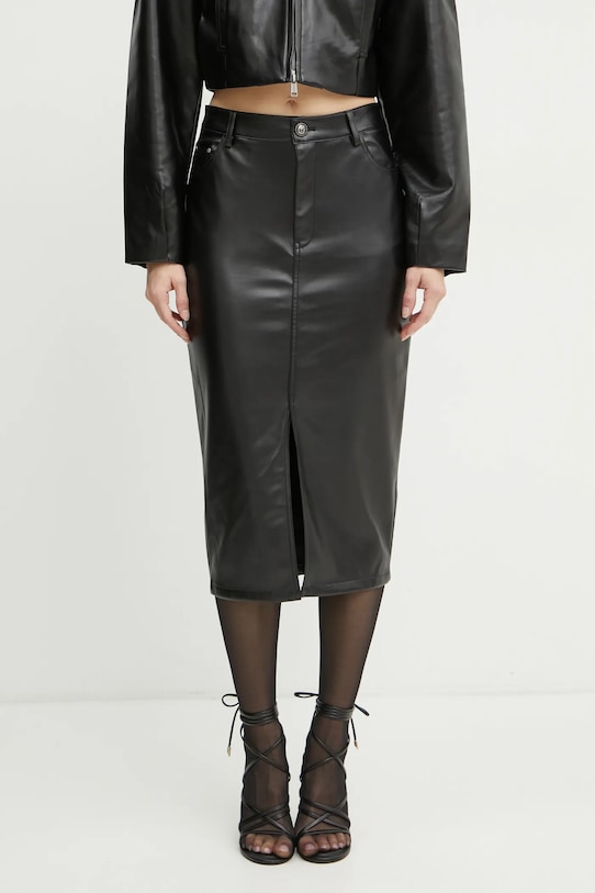 Sukně Guess CELINE midi černá W4PD1K.WF8Q0