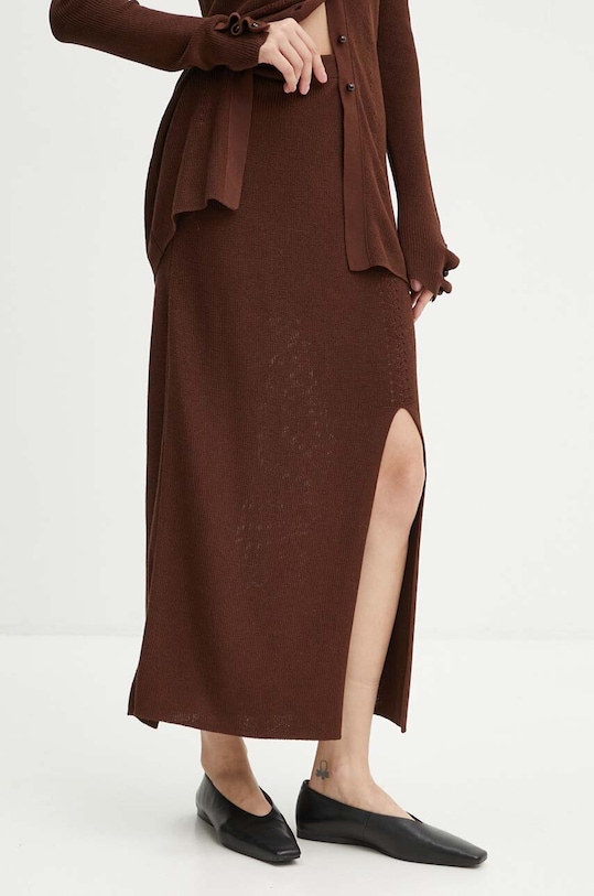 AERON fusta din bumbac uni maro PFSK226515
