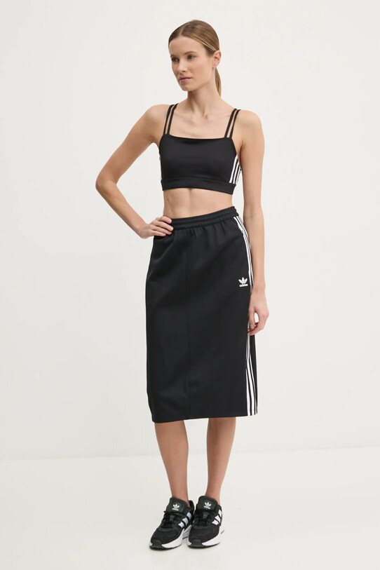 Юбка adidas Originals Adicolor Classic 3S Skirt IW8461 чёрный SS25