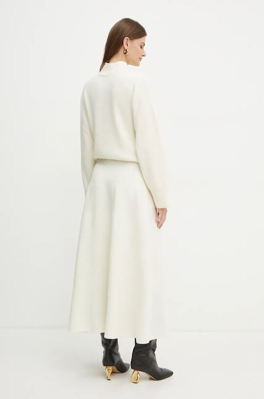 Odzież Ivy Oak spódnica wełniana IO113148 beżowy