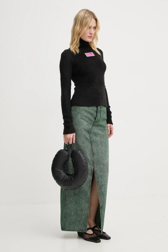 MM6 Maison Margiela gonna di jeans S62MI0021.S30652 verde AW24