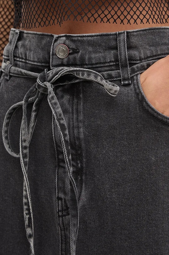 HUGO spódnica jeansowa szary 50534619