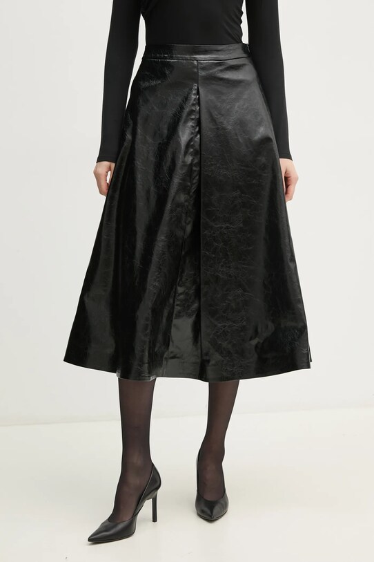 Sisley spódnica midi czarny 4XAUL002E