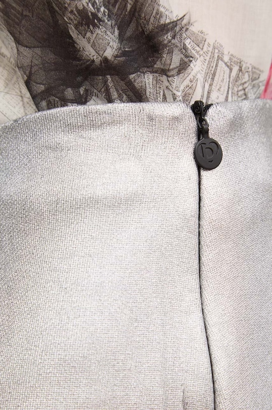 Desigual spódnica LONDON srebrny 24WWFK01