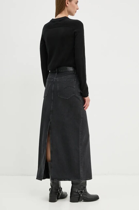 Îmbrăcăminte G-Star fustă din denim D24385.D772 negru