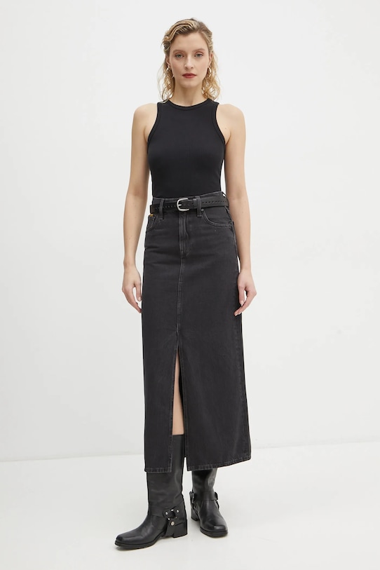 G-Star farmer szoknya D24385.D772 fekete AW24