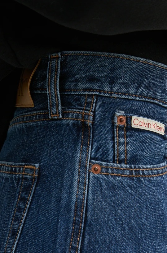 Calvin Klein Jeans fustă din denim 00040WL741 albastru