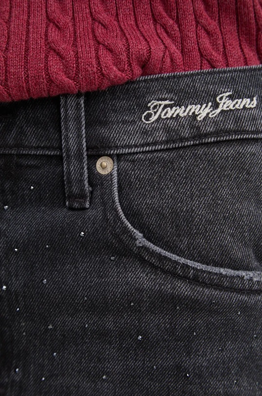 Traper suknja Tommy Jeans crna DW0DW18948