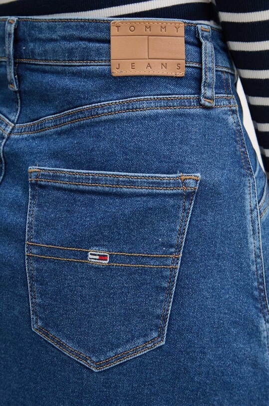 Tommy Jeans fustă din denim albastru DW0DW19011