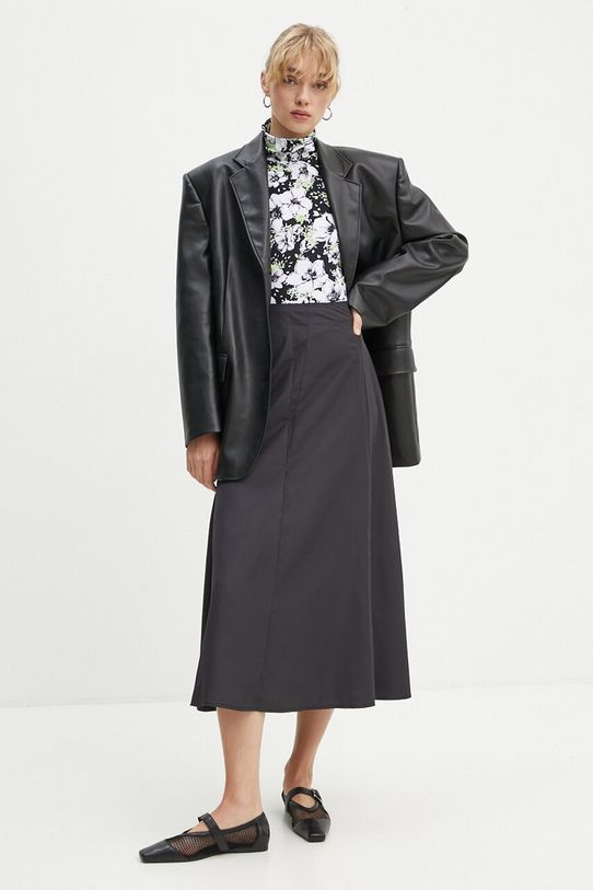 Suknja Moschino Jeans 0107.8729 crna AW24