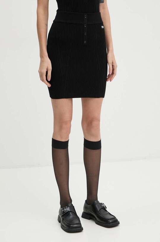 Moschino Jeans fusta uni negru 0180.8702