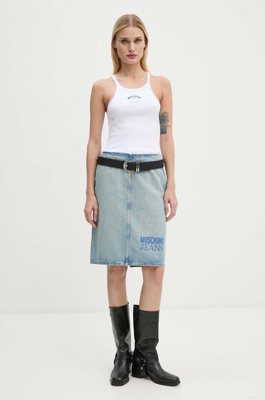 Traper suknja Moschino Jeans 0106.8720 plava AW24