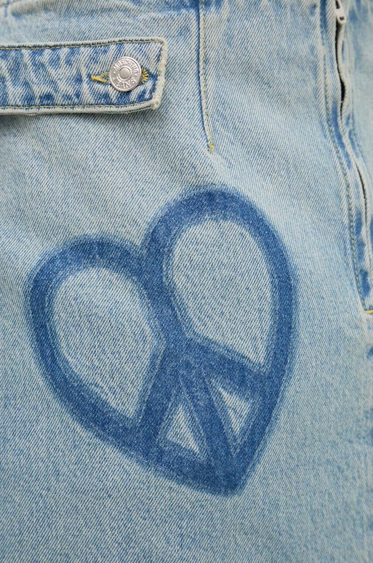 Moschino Jeans spódnica jeansowa niebieski 0106.8720