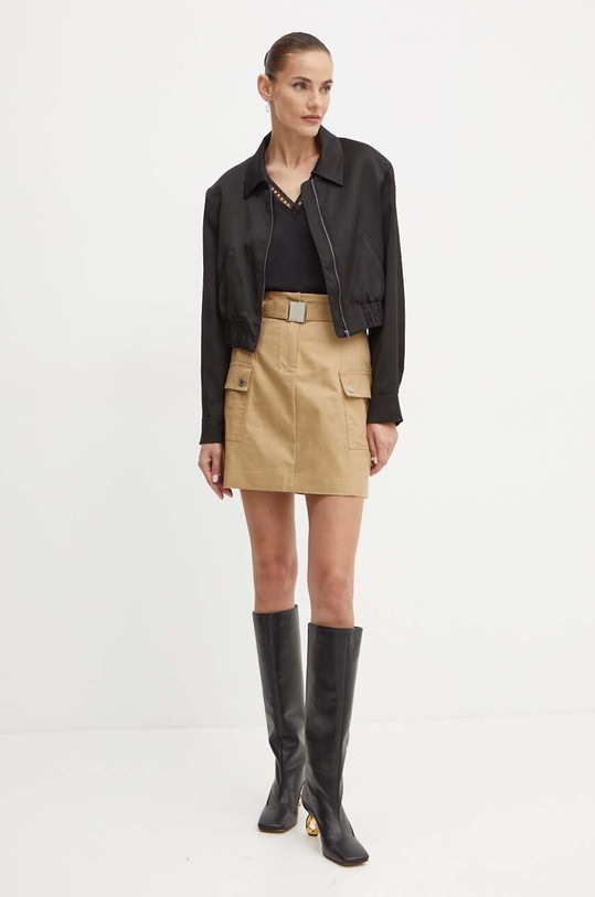 Sukně Morgan JDUNE JDUNE béžová AW24
