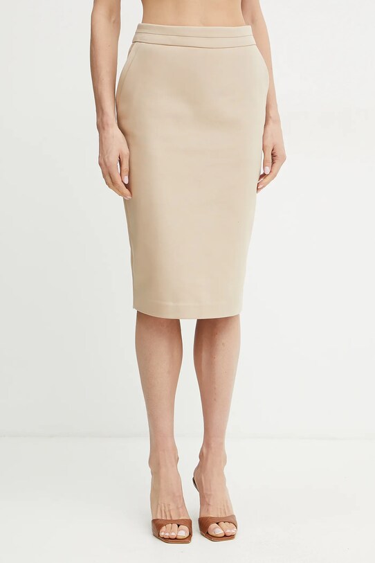 Sukně Morgan JROSE.F mini béžová JROSE.F