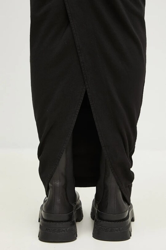 Rick Owens spódnica Pull On Pillar Skirt czarny DS02D2332.RIG