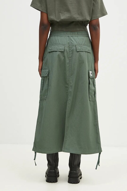 Ρούχα Βαμβακερή φούστα Carhartt WIP Cargo Skirt Long I033823.29N02 πράσινο