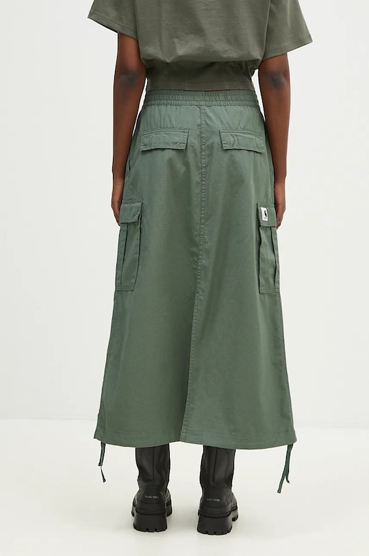 Oblečenie Bavlnená sukňa Carhartt WIP Cargo Skirt Long I033823.29N02 zelená