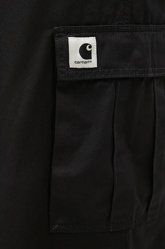 Βαμβακερή φούστα Carhartt WIP Cargo Skirt Long μαύρο I033823.8902