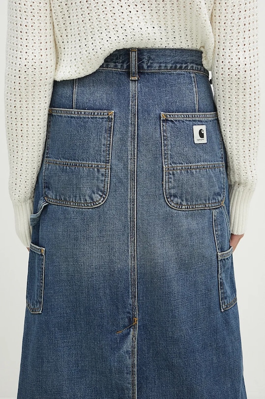 Carhartt WIP gonna di jeans Single Knee Skirt blu I034224.014L