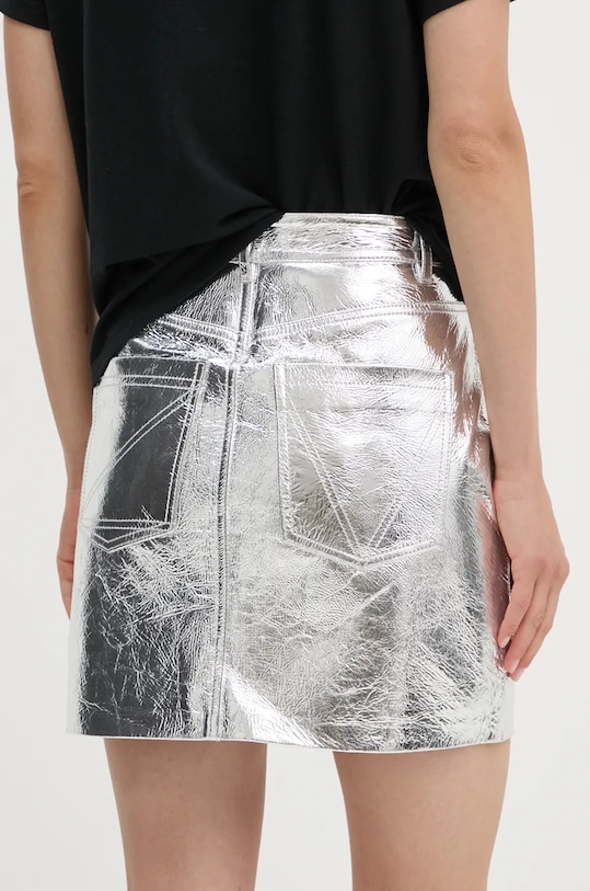 Odjeća Kožna suknja ZADIG&VOLTAIRE RWSK00005 srebrna