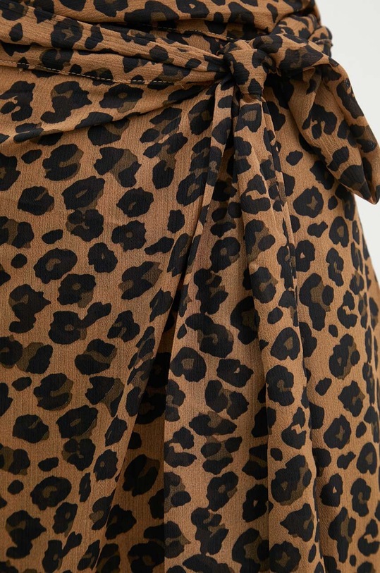 Never Fully Dressed fusta Leopard Sheer Jaspre bej NL28362
